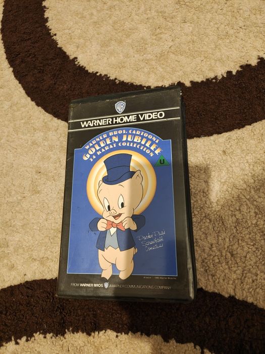Warner Bros Cartoons Golden Jubilee Porky Pig Screwball Comedies VHS Video 1985