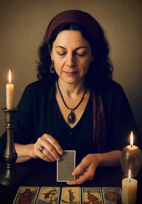 Wróżka szeptucha cyganka tarot tarocistka jasnowidz magia rytuały