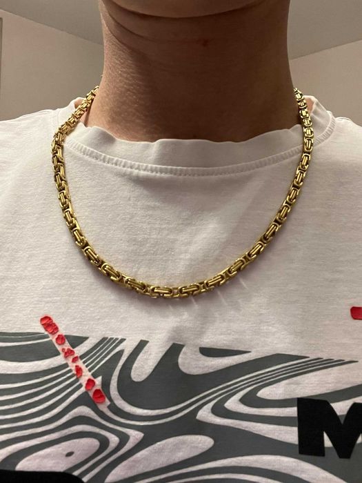 Łańcuszek Splot Królewski Bizantyjski 55cm