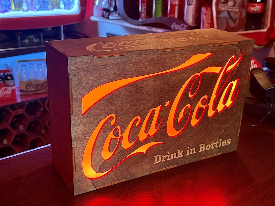 Caixa de luz Coca-Cola