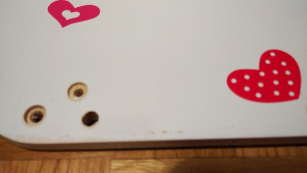 Drewniany wózek dla lalek Ecotoys w serduszka