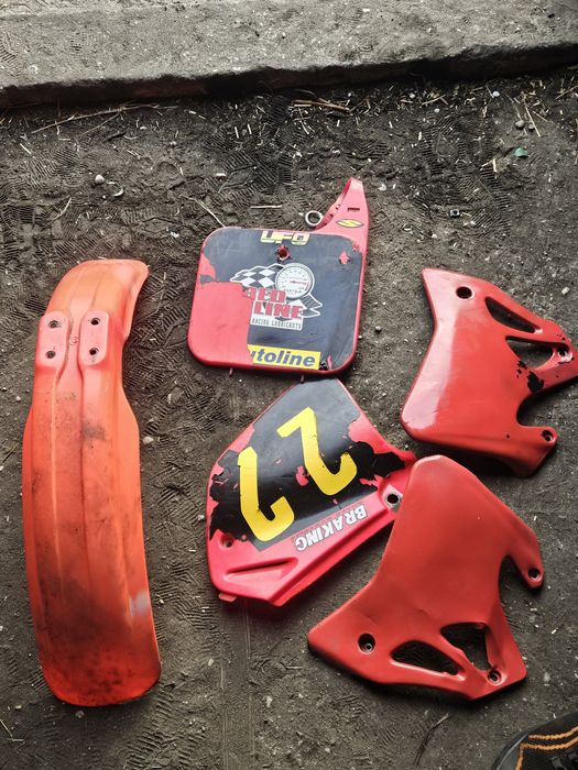 Plastiki honda cr stalowa rama stal rama