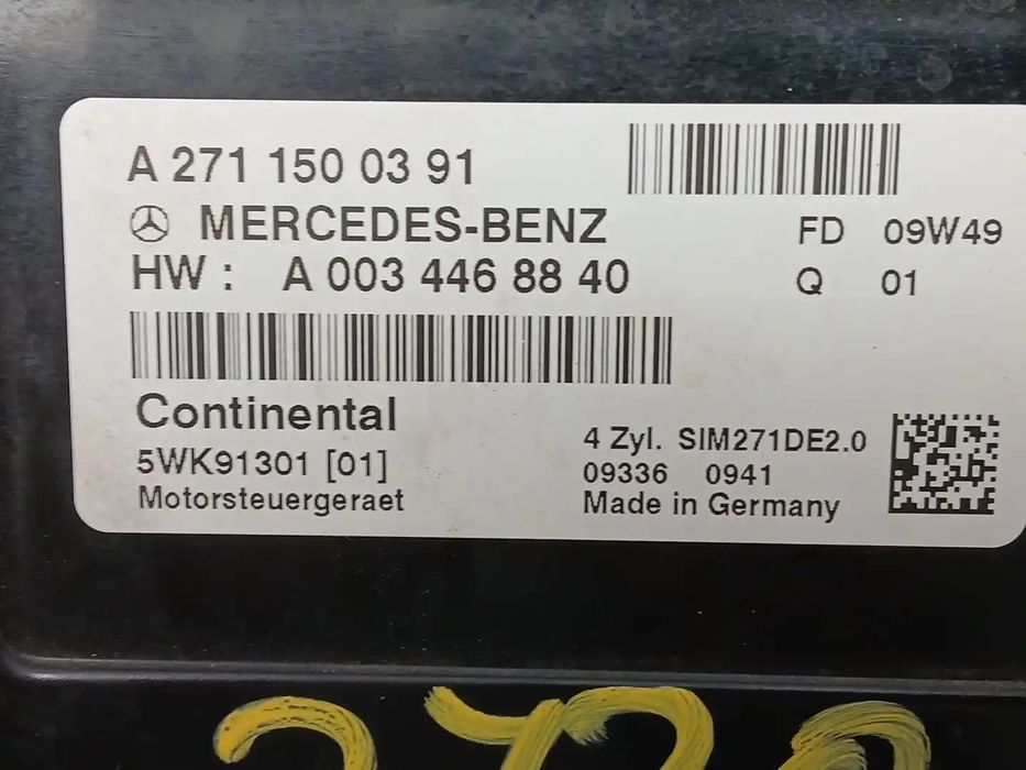Centralina De Motor Uce MERCEDES-BENZ CLASE E COUPÉ (C207) E 250 CGI (207.347) A2711500391 A2711500391