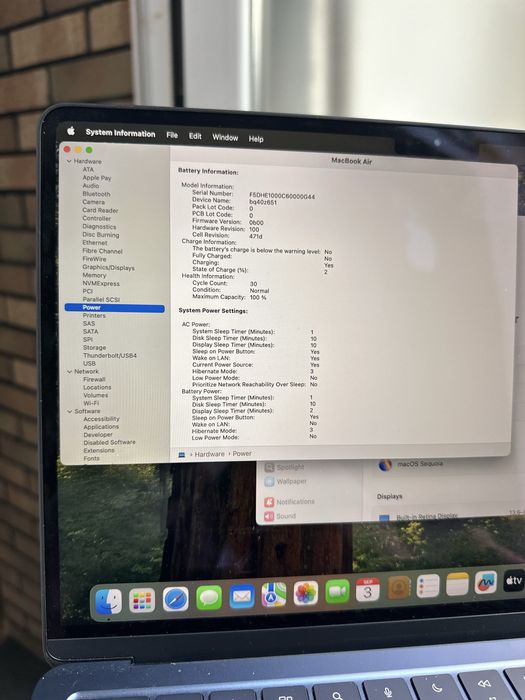 USED Apple MacBook Air 13“ Midnight M4 16/512 10GPU 2025