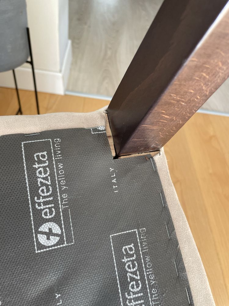 W oski fotel Effezeta drewniany bezowy Zielona Gora OLX.pl