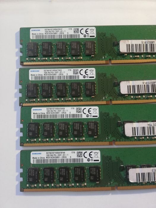 Ddr4 16gb 2400 Samsung ECC серверна оперативна памʼять ram ecc