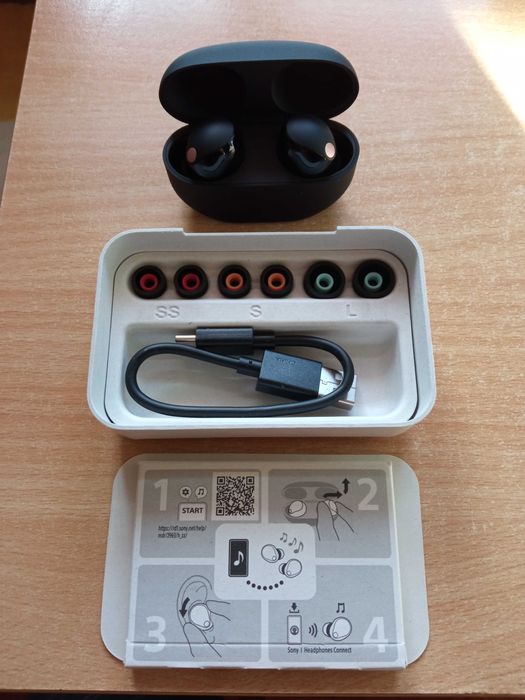 Sprzedam słuchawki dokanałowe SONY WF-1000XM5 (czarne)