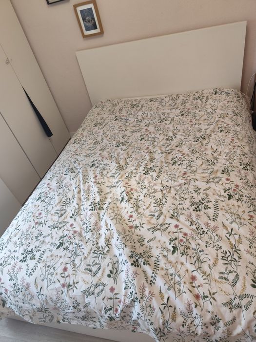 Cama MALM 140*200 Casal (IKEA) branca