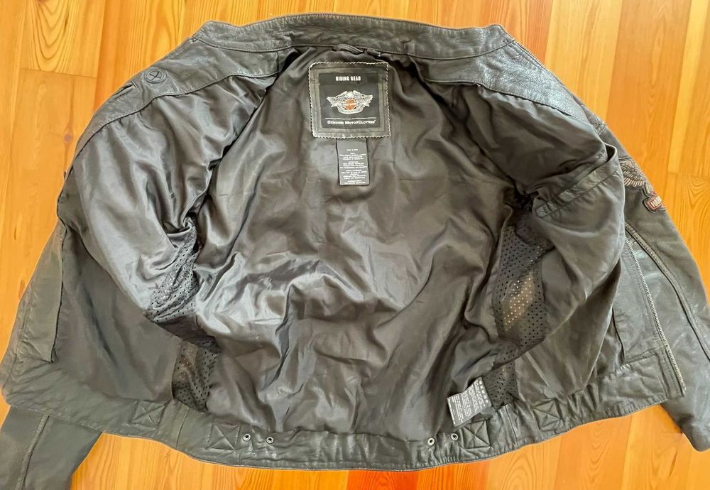 Casaco couro Harley Davidson pele