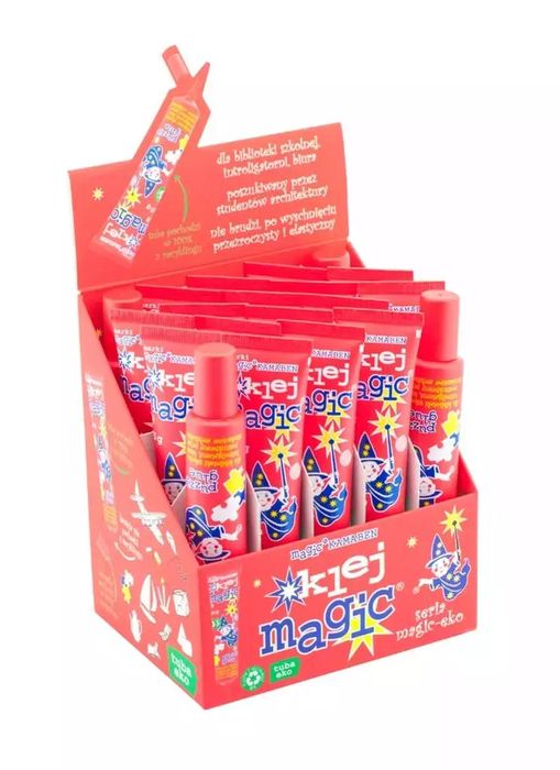 Klej Magic Eko tuba z aplikatorem 45g (20szt). Kamaben. Nowy Produkt