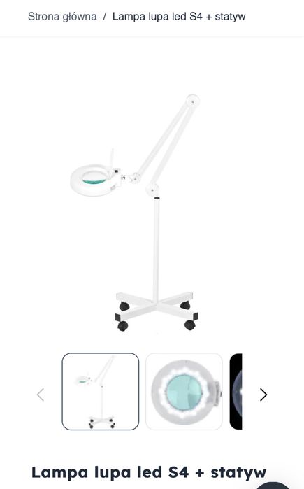 Lampa lupa led S4 + statyw