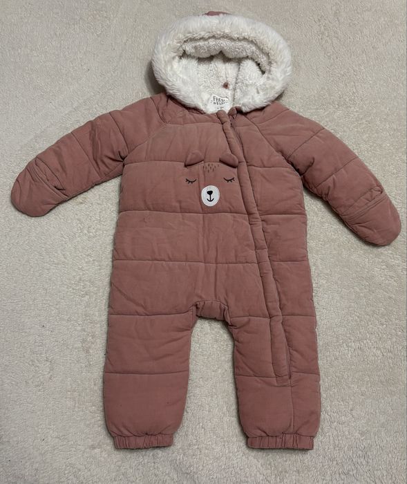 Зимний комбинезон 74-80, зимовий комбінезон, одяг для дівчинки