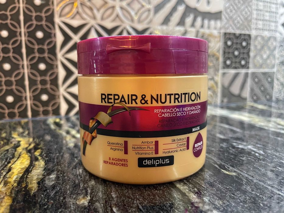 Repair & Nutrition Maska do włosów suchych i zniszczonych. Deliplus
