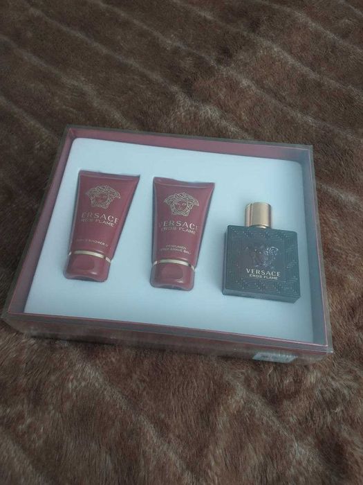Новий НАБІР Versace Eros Flame для чоловіків + гель д/душу + д./бриття