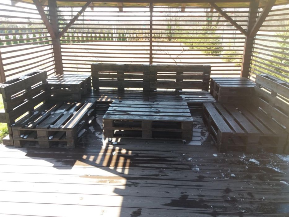 Meble ogrodowe z euro palet