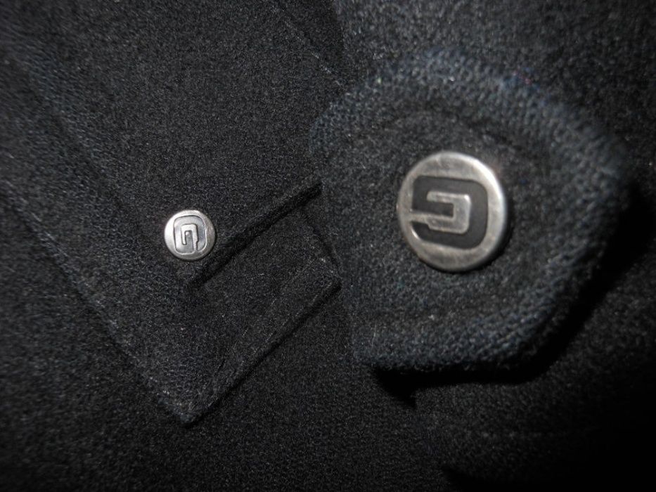 Gabba,стильное черное шерстяное пальто,полутальто,куртка,шерсть