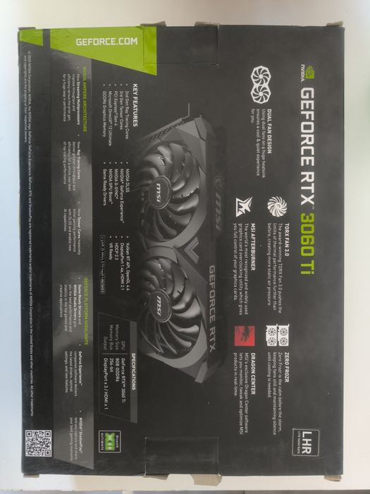 MSI GeForce 3060 ti 8GB