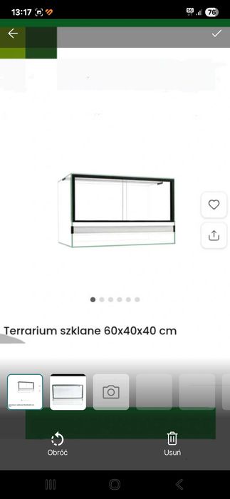 Terrarium dla gekona