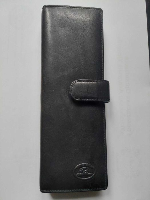 Візитниця з натуральної шкіри. Італія