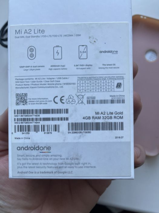 Mi A2 lite смартфон