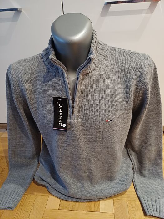 Sweter męski szary, rozm M.