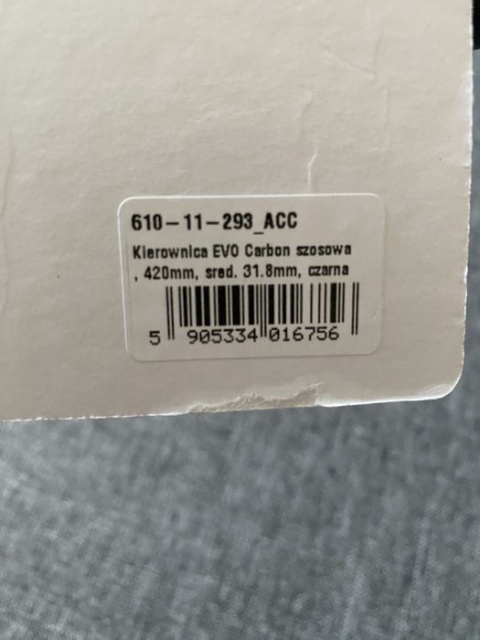Kierownica szosowa Accent Evo road carbon