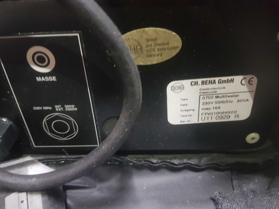 Beha Unitest 0701 Multitester do pomiaru multimetr 0702