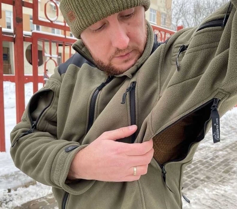 ‼️Куртка Helikon tex Liberty бомбер кофта подвійний фліс супер тепла щільна ‼️