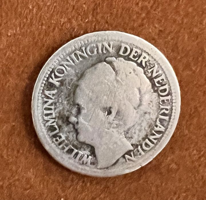 Moeda Prata 25 Cents 1928.