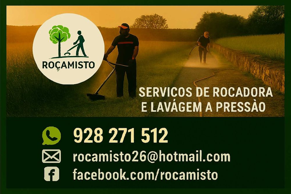 Serviços com roçadora