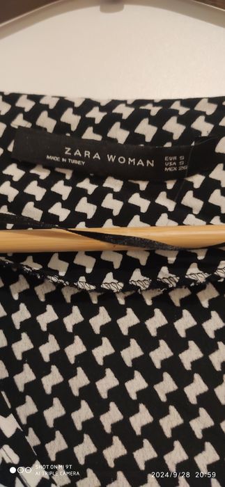 Bluzeczka Zara 36 pepitka