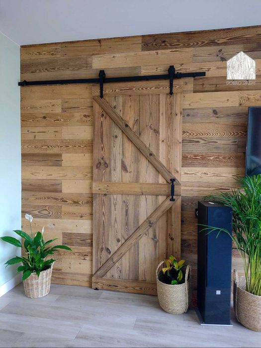 stare deski drewno na ścianę lamele naturalne panele ścienne sufit