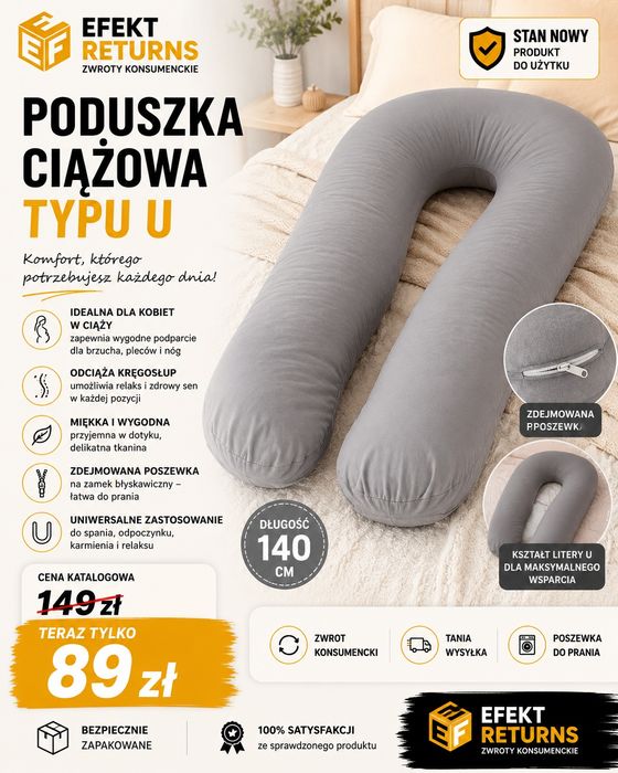 Poduszka ciążowa  typu U