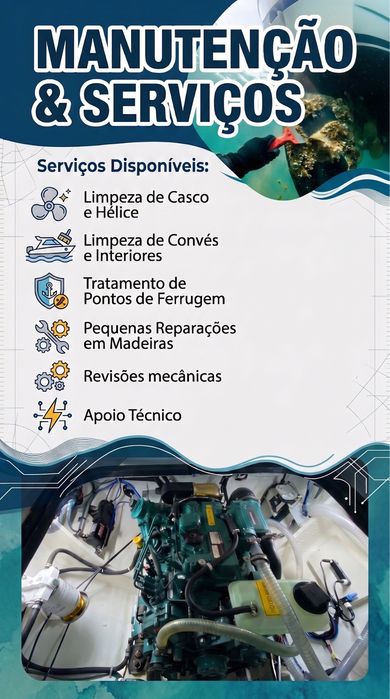 Manutenção e Limpeza de Embarcações