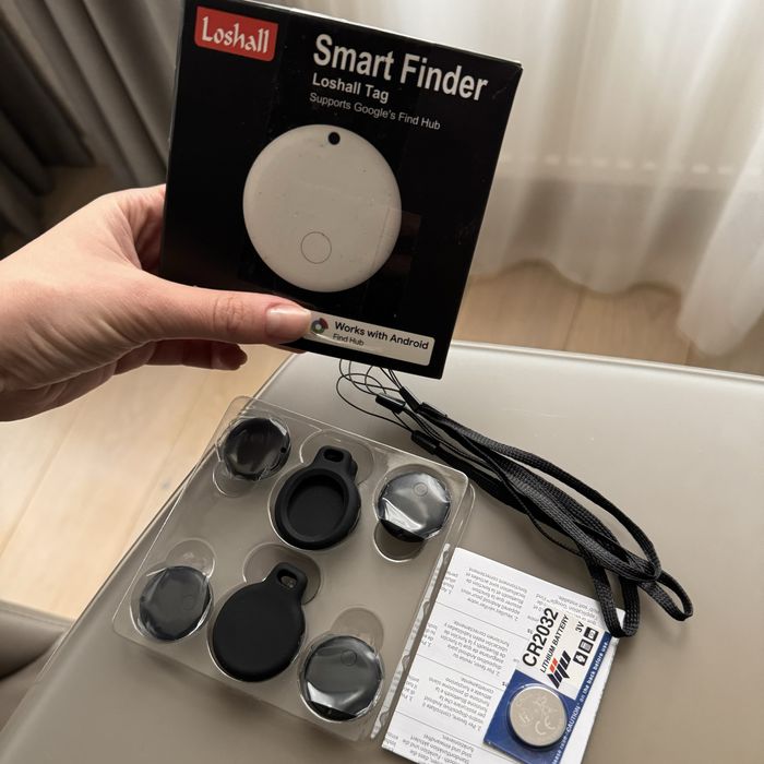 Loshall Smart Finder 4 штуки з чохлами Bluetooth tag для ключів трекер для пошуку речей Android