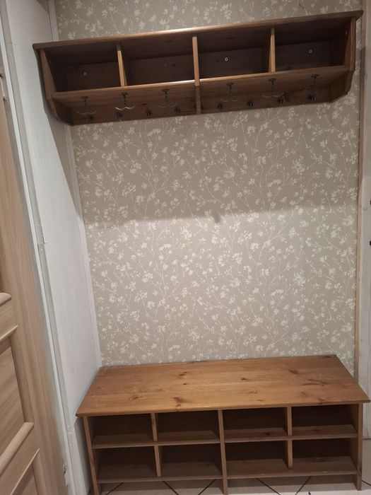 Ikea Leksvik wieszak i ławka zestaw