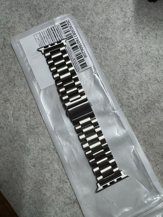 Pulseira para applewatch prateada