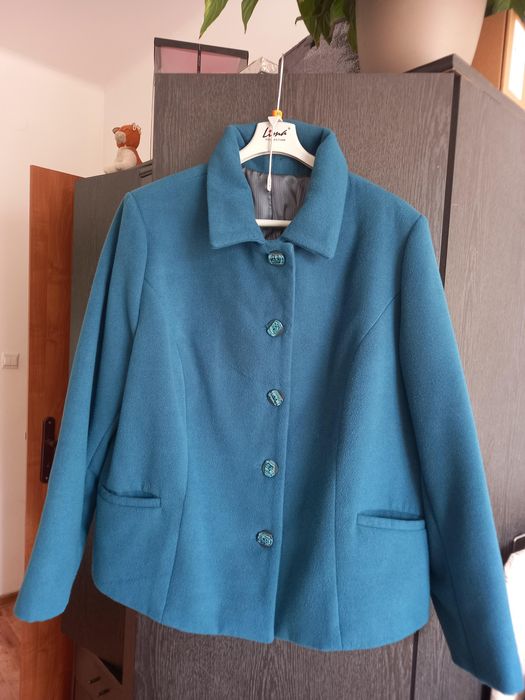 Wełniana, ciepła garsonka r L/XL