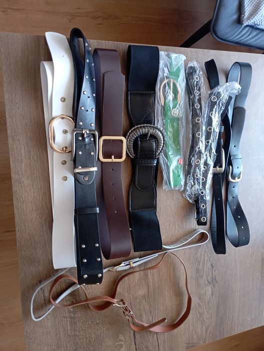 Paski damskie różne  nowe