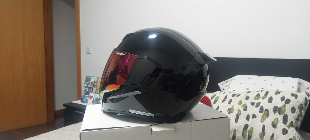 Capacete Icon Airflite Preto Gloss