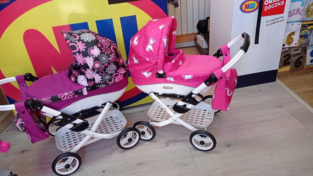 Nowe wózki dla lalek idealne na prezent