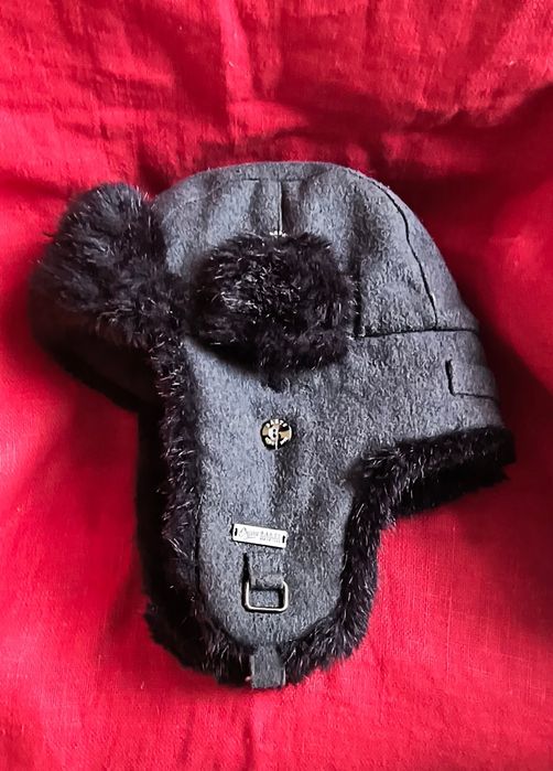 Шапка ушанка меховая тепла хутро Barts