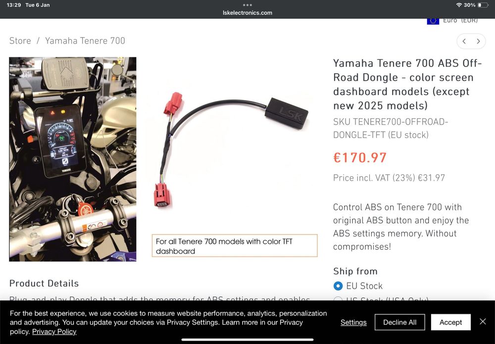 Módulo ABS LSK T700