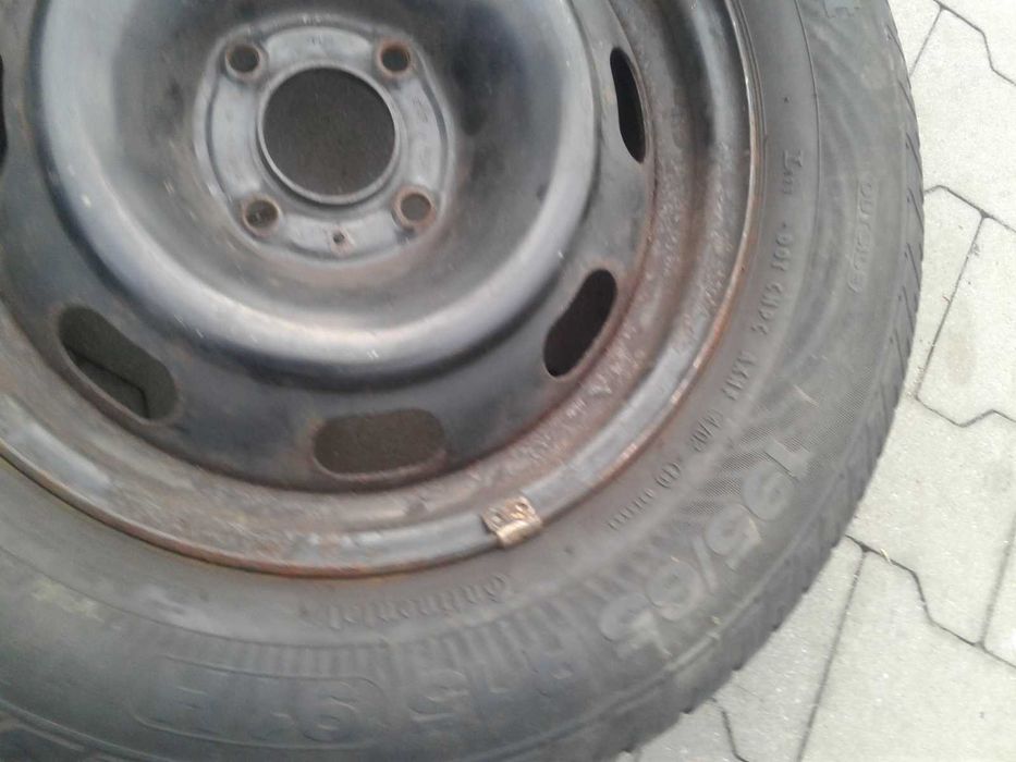 Felga 15 Koło 4x108 Peugeot 206 307 ET27 4x100 Dojazdówka Zapas Opona