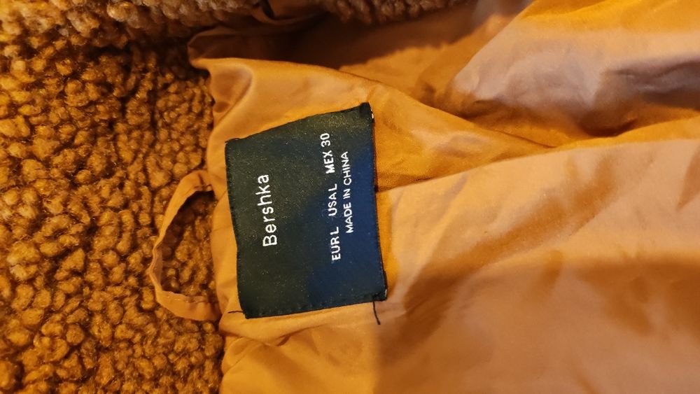 Futro płaszcz zimowy L