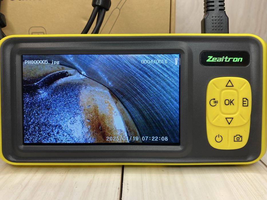 5.5мм! 2 камери! Для дизеля / бензину! Ендоскоп Zealtron бороскоп