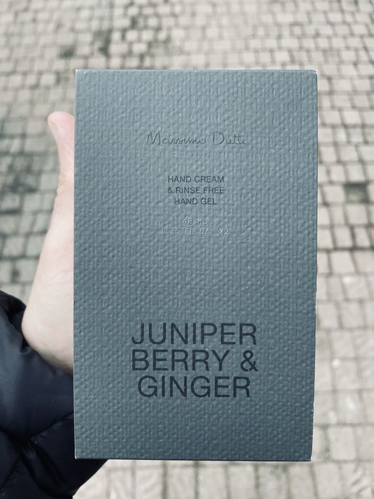 Набір для рук Massimo Dutti Juniper Berry & Ginger (крем та гель)