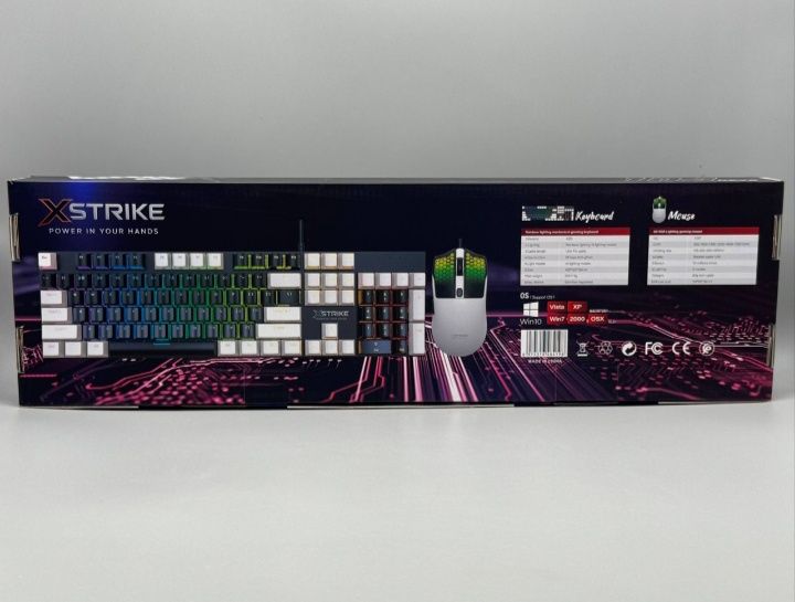 Комплект XSTRIKE X-1011 Клавіатура + Миша RGB USB
