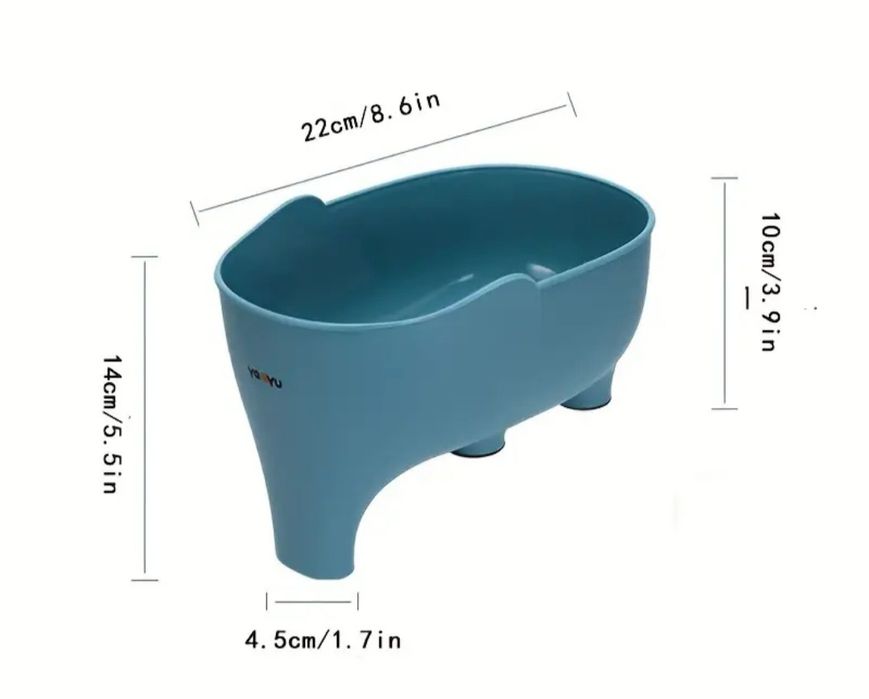 Miska, słoń, durszlak, cedzak