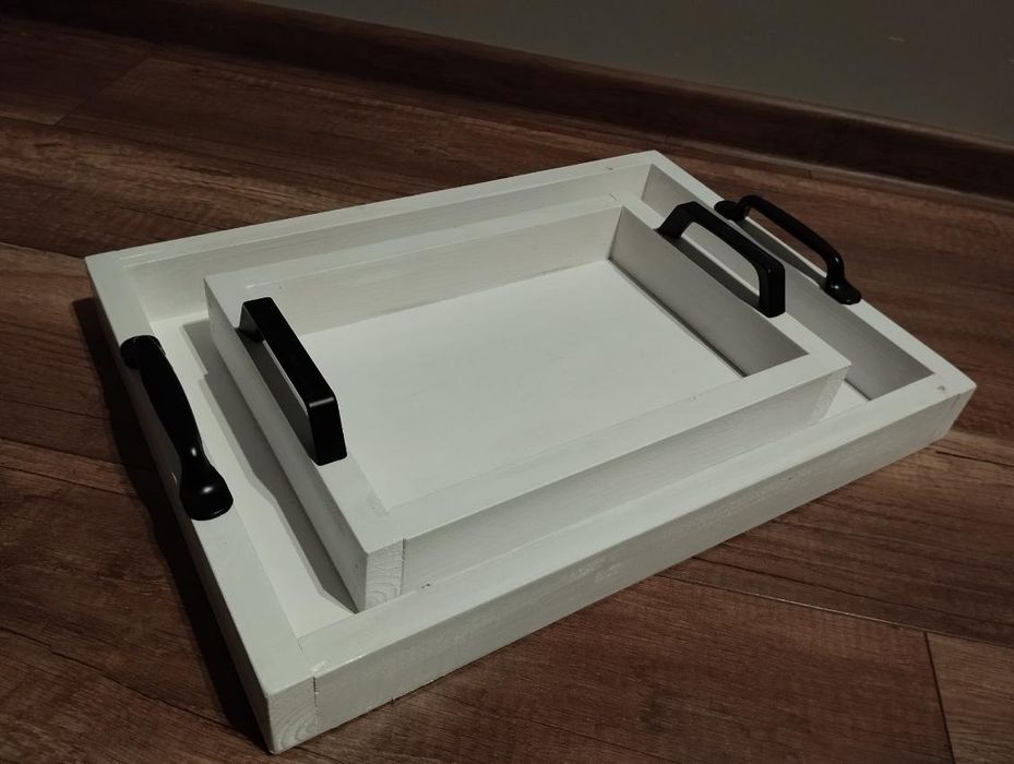 Taca, tacka drewniana ręcznie robiona